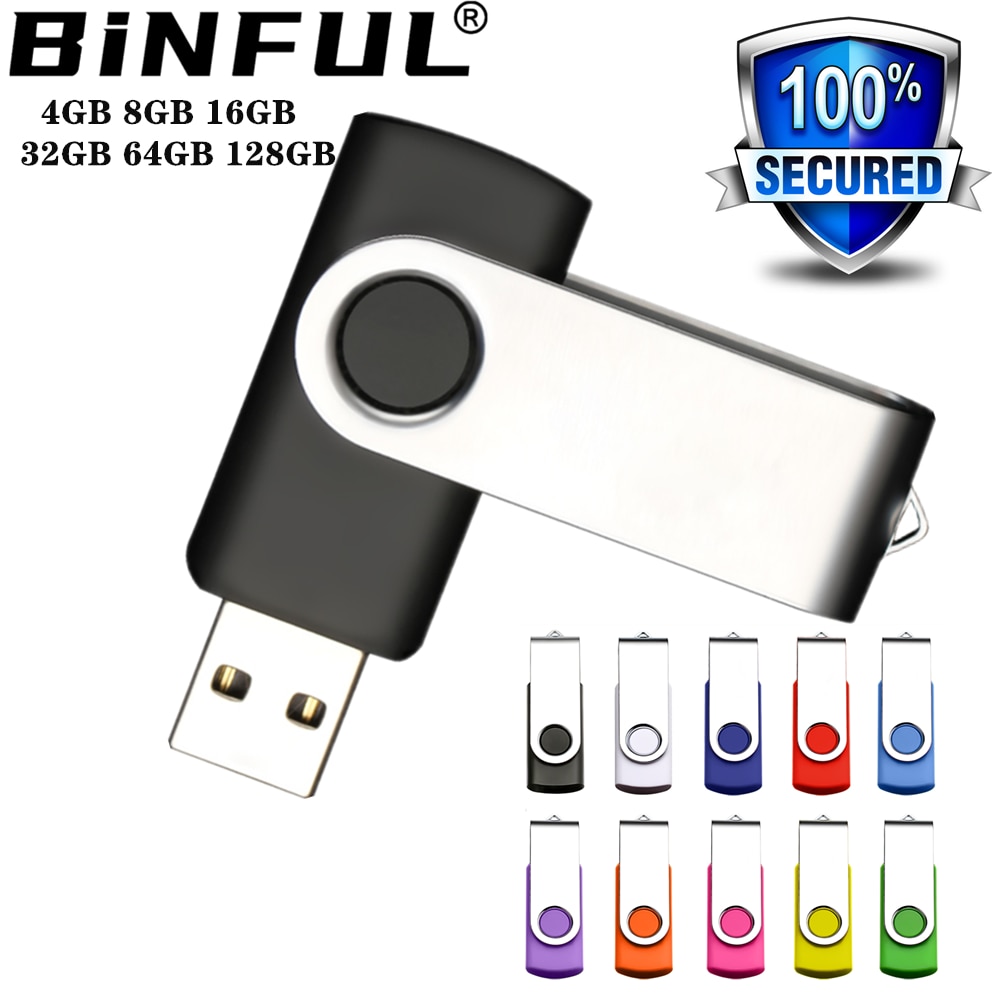 BINFUL 360  ȸ ݼ USB 64GB ũ  Ű ̴ U..